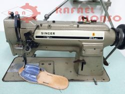 Máquina coser triple arrastre SINGER 211 (2)