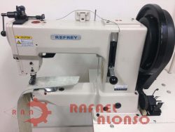 Máq.coser triple arrastre REFREY GA205-370 3